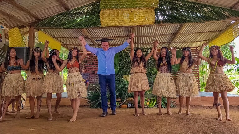 Aldeia em Alta Floresta d’Oeste recebe Governo Itinerante e obras são executadas com recurso do Estado