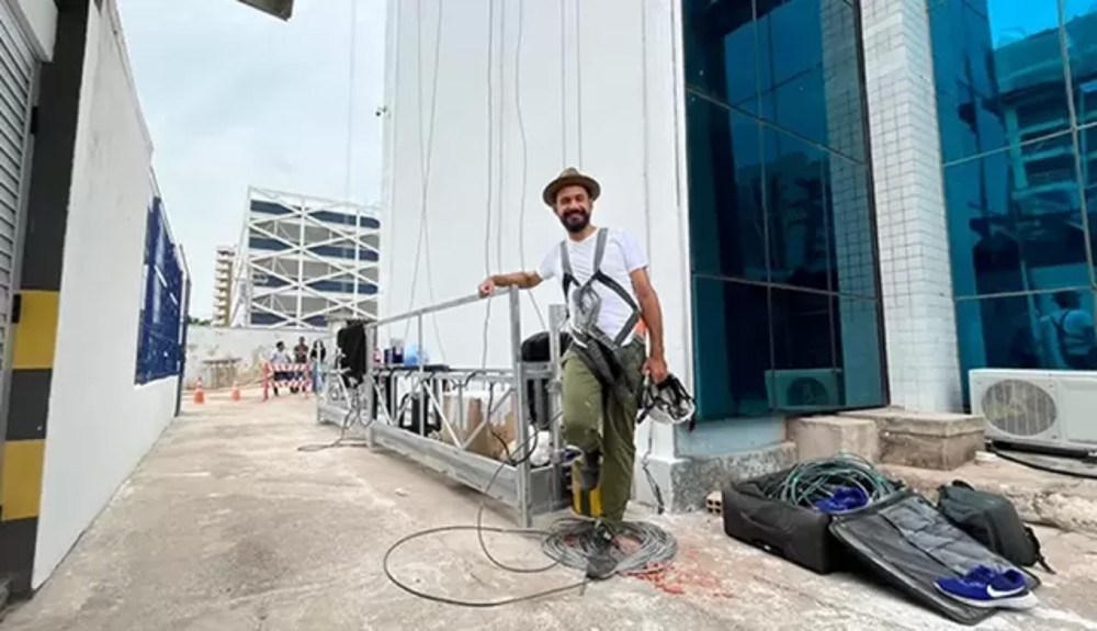 Primeiro mural assinado por Eduardo Kobra em Rondônia será 'homenagem para a população'