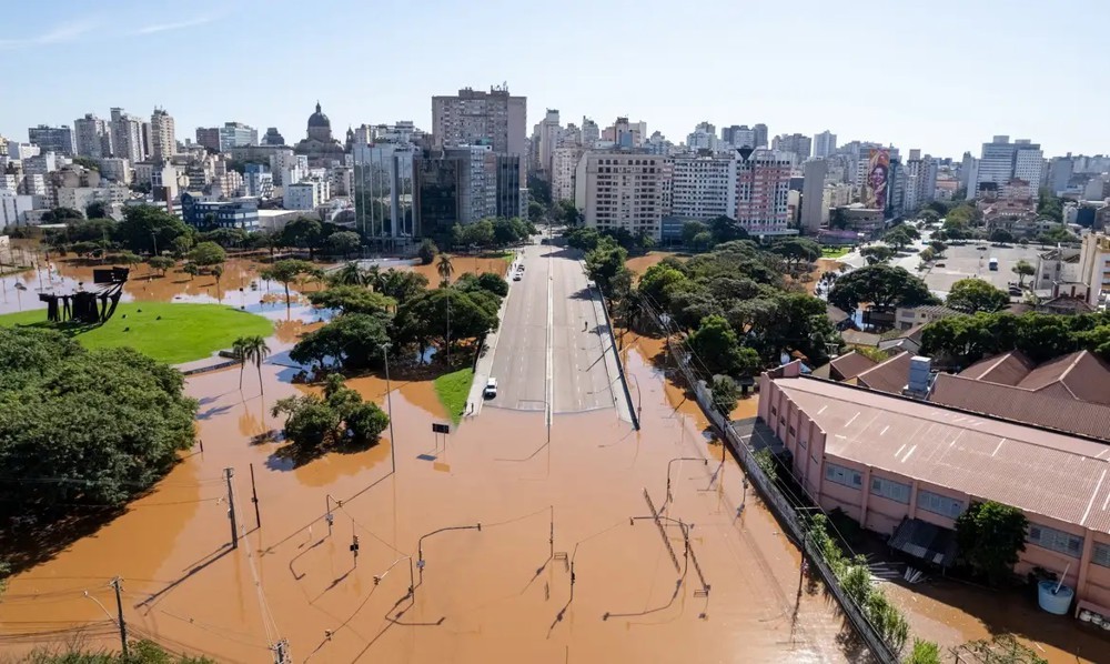 Quase 90% das cidades do RS foram atingidas pelas fortes chuvas 