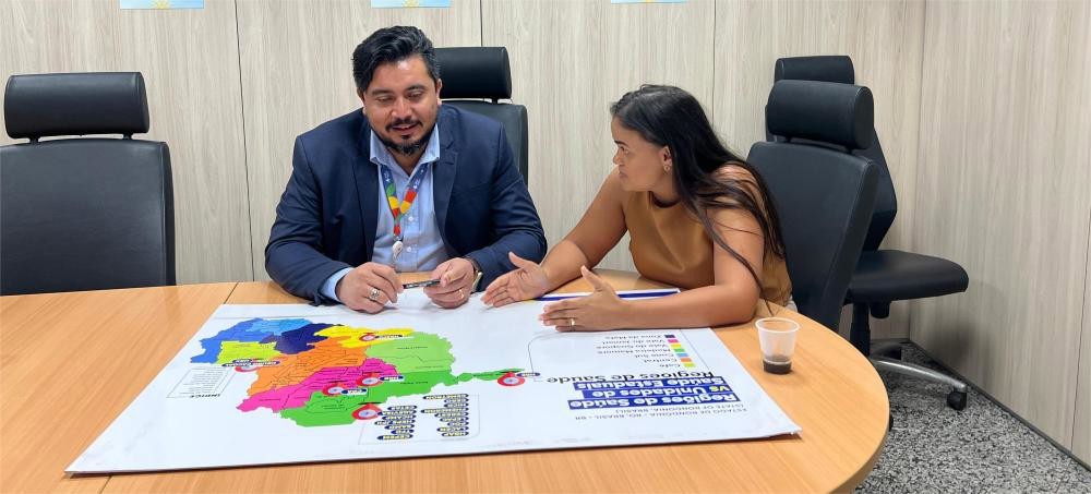 Hospital Regional de Guajará-Mirim tem 52% da obra concluída; Dra Taíssa discute administração
