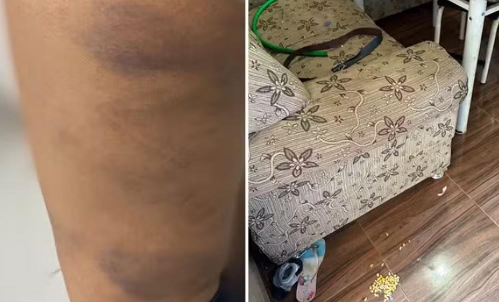 Pai preso por torturar filhos de 8 e 9 anos com mangueira e forçá-los a ler a Bíblia de joelhos