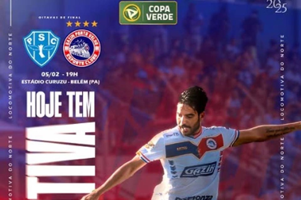 Gazin Porto Velho enfrenta Paysandu hoje (5), no Estádio Curuzu pelas 8ª de final