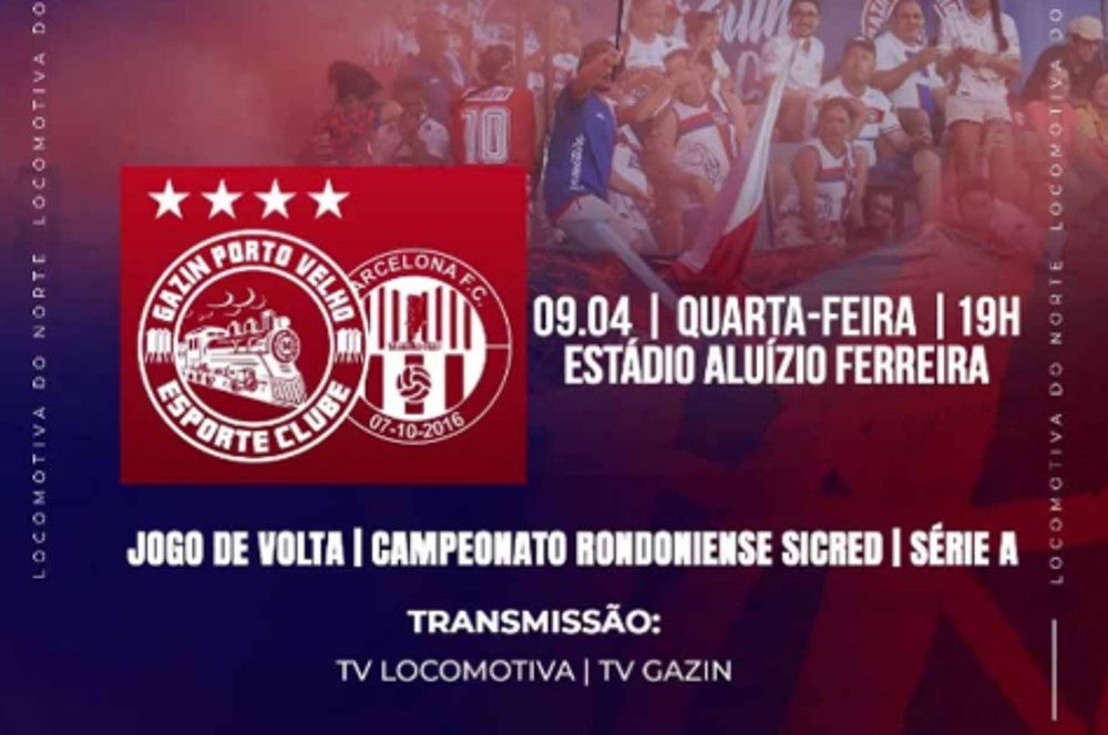 Gazin Porto Velho enfrenta o Barcelona pelas semi-finais do Rondoniense