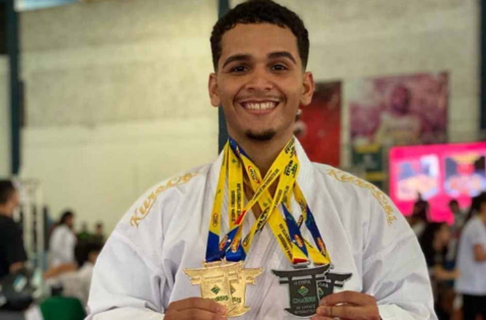 Campeão de Karatê de Rolim busca apoio para competir no 32° Troféu Brasil e Open das Américas