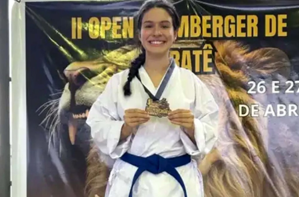 Atleta destaque em Espigão vence a 1ª Etapa do Circuito Estadual de Karate
