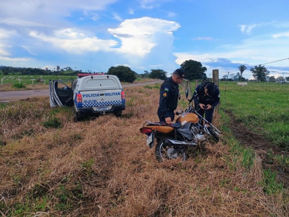 PM frustra ação suspeita em Governador Jorge Teixeira e apreende motocicleta com placa adulterada