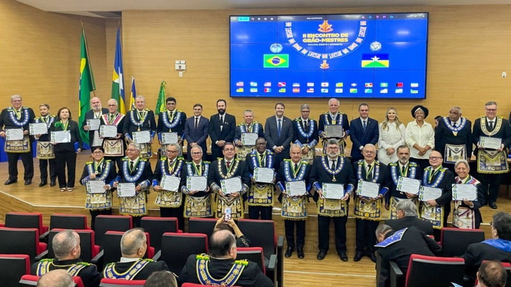 TJRO participa de sessão solene em homenagem a líderes da Maçonaria do Brasil
