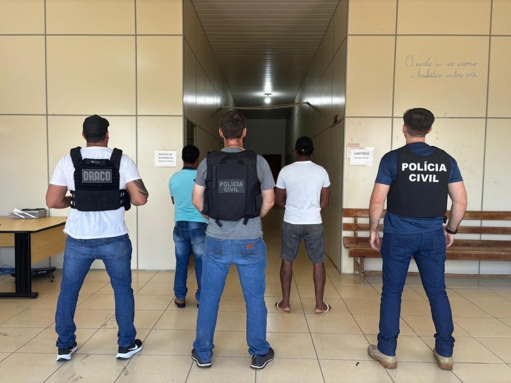 Dois homens foram presos suspeitos de estupro de vulneráveis em Urupá