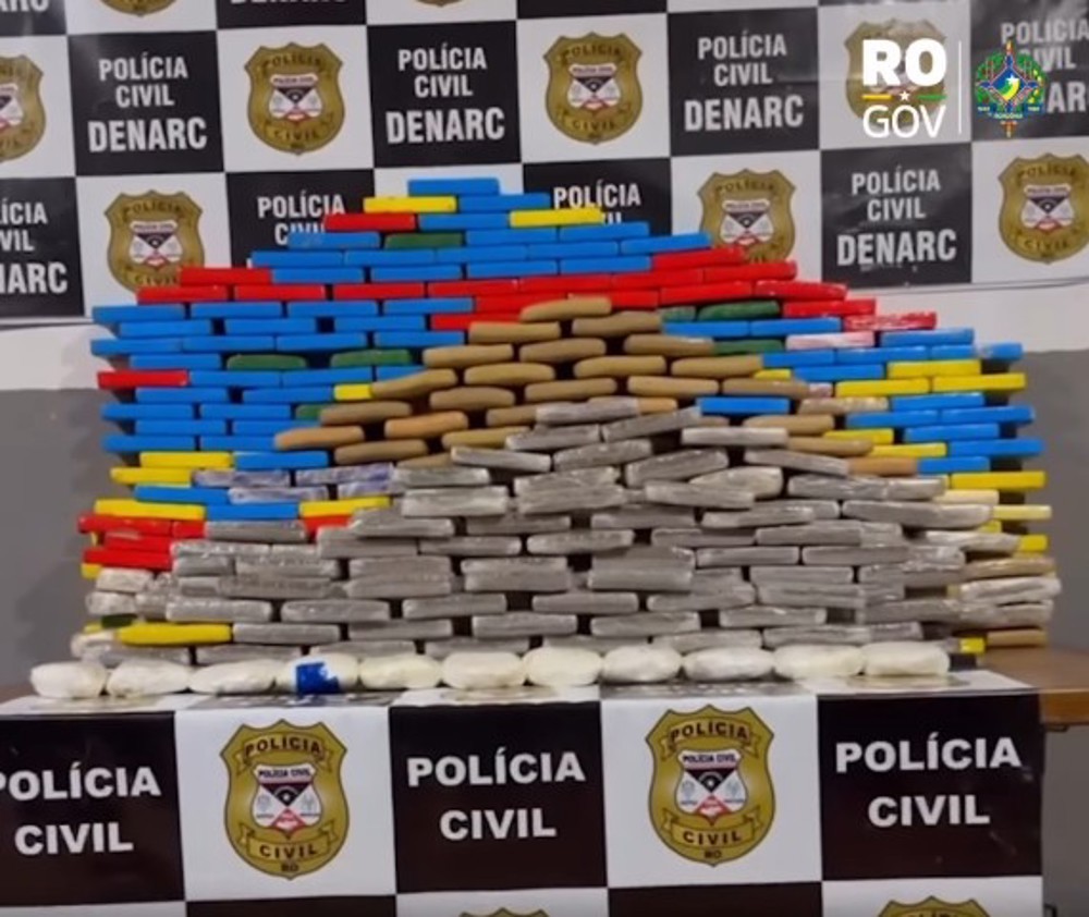 Mais de meia tonelada de drogas são apreendidas em Rondônia