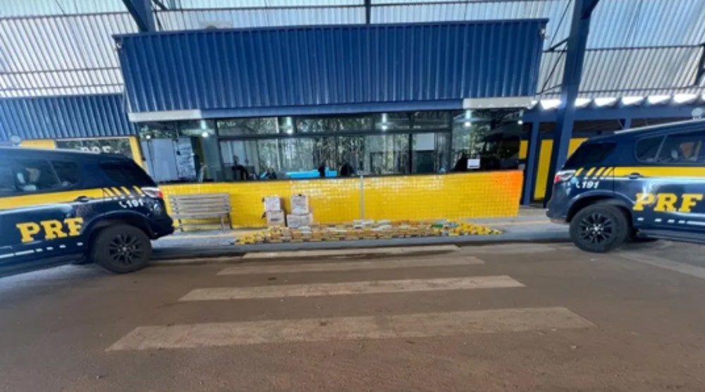 PRF apreende 100 kg de drogas em caminhão na BR-364, em Rondônia