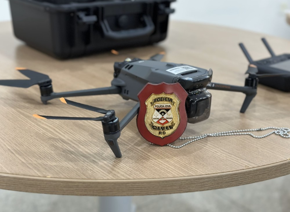 Drone adquirido por emenda de Delegado Lucas auxilia polícia na prisão de foragido por estupro