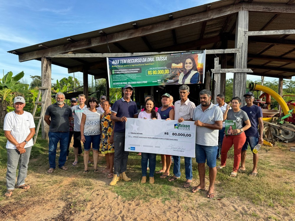 Associação Aproaf recebe novos equipamentos agrícolas adquiridos por emenda da Dra. Taíssa Sousa