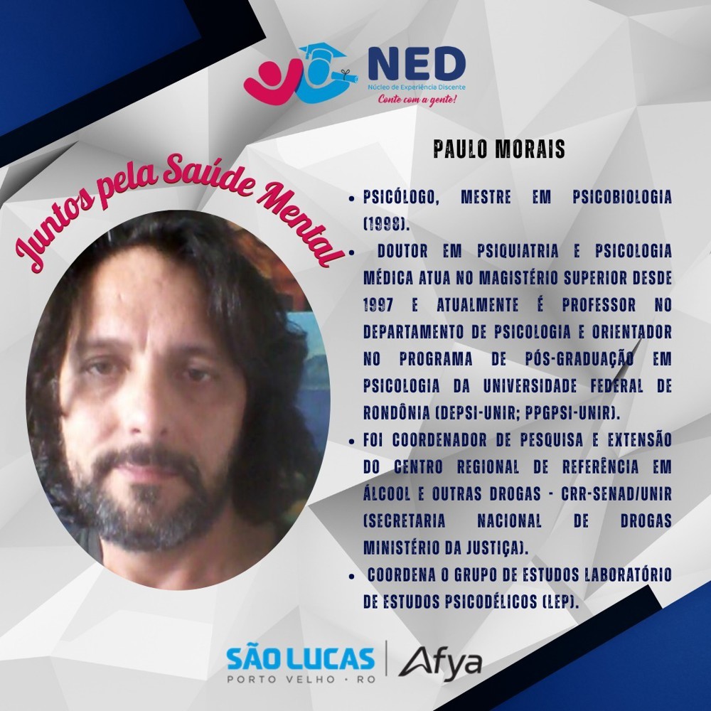 Centro Universitário São Lucas | Afya debate juventude e consumo de drogas em mesa-redonda