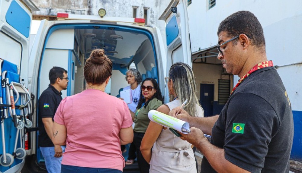 MPRO fiscaliza ambulância de emergência do sistema prisional e cobra melhorias no serviço