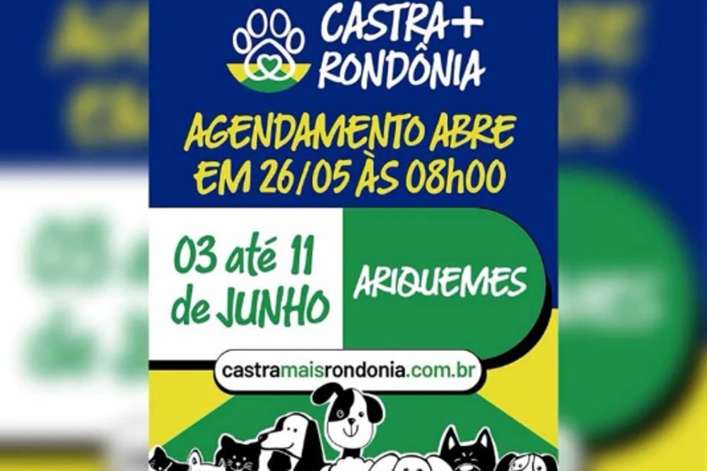 Prefeitura em parceria com o projeto Castramais, realiza castração gratuita de cães e gatos