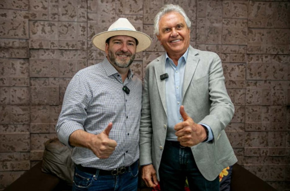 Governador Ronaldo Caiado é recepcionado pelo presidente Alex Redano na 12ª Rondônia Rural Show