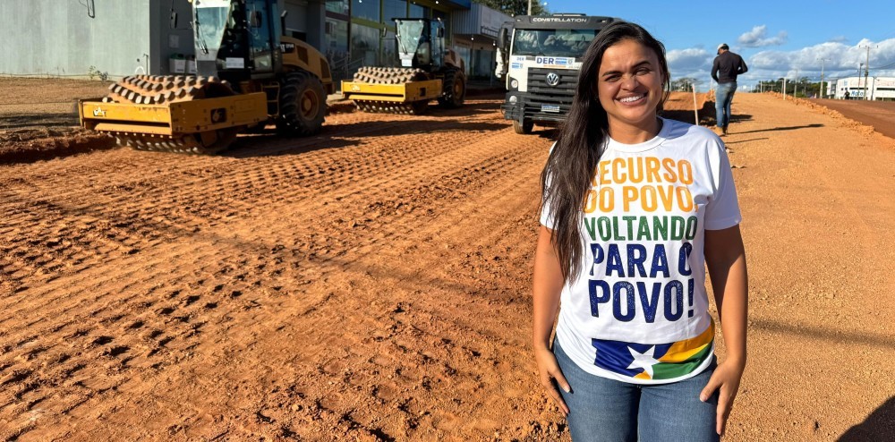 Deputada Dra. Taíssa comemora início das obras de Terraplanagem no distrito de Jacinópolis