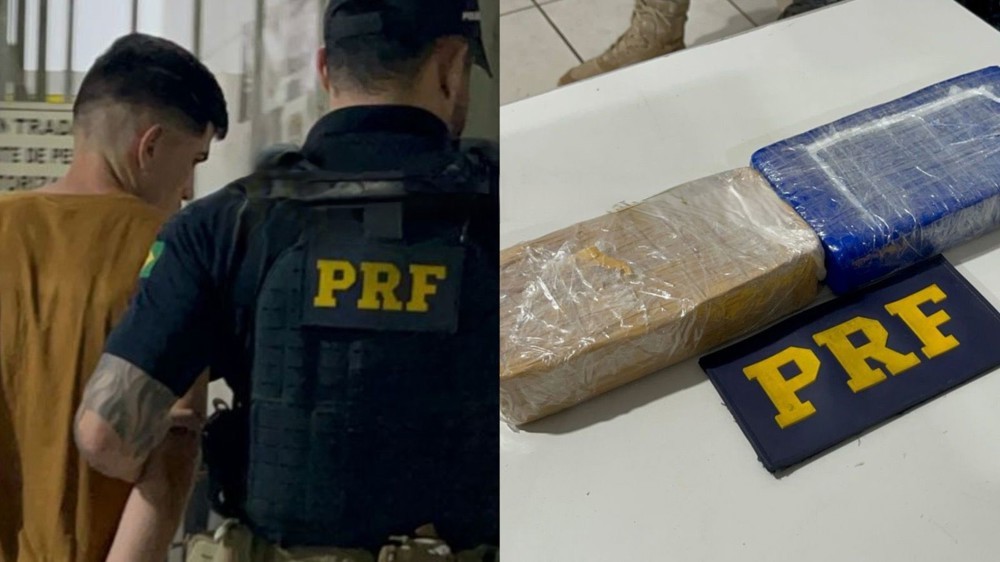 Suspeito é preso após ser flagrado com cocaína e crack na BR-364