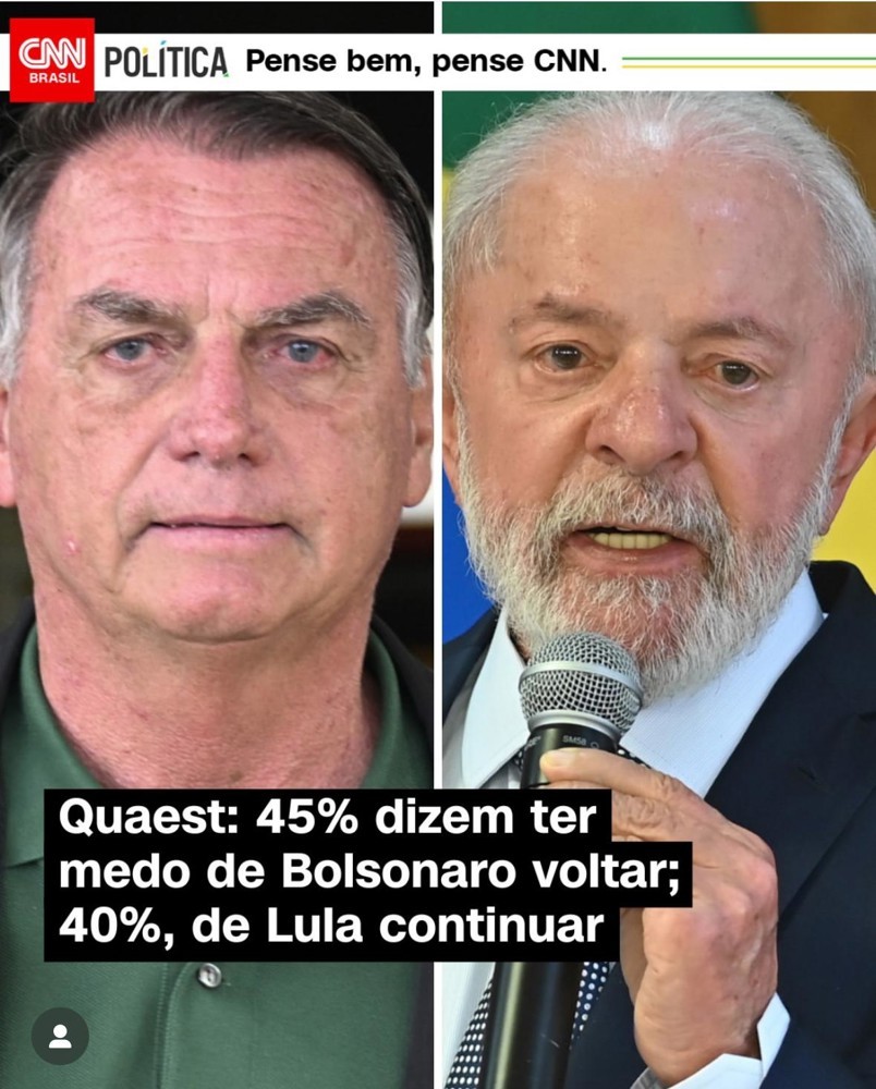 Artigo de opinião: O Brasil cansou de Lula e Bolsonaro