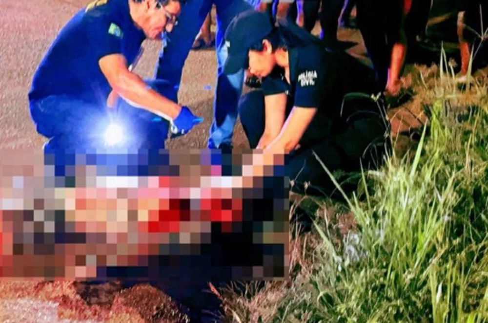 Jovem é morto a tiros na frente da esposa e do filho 