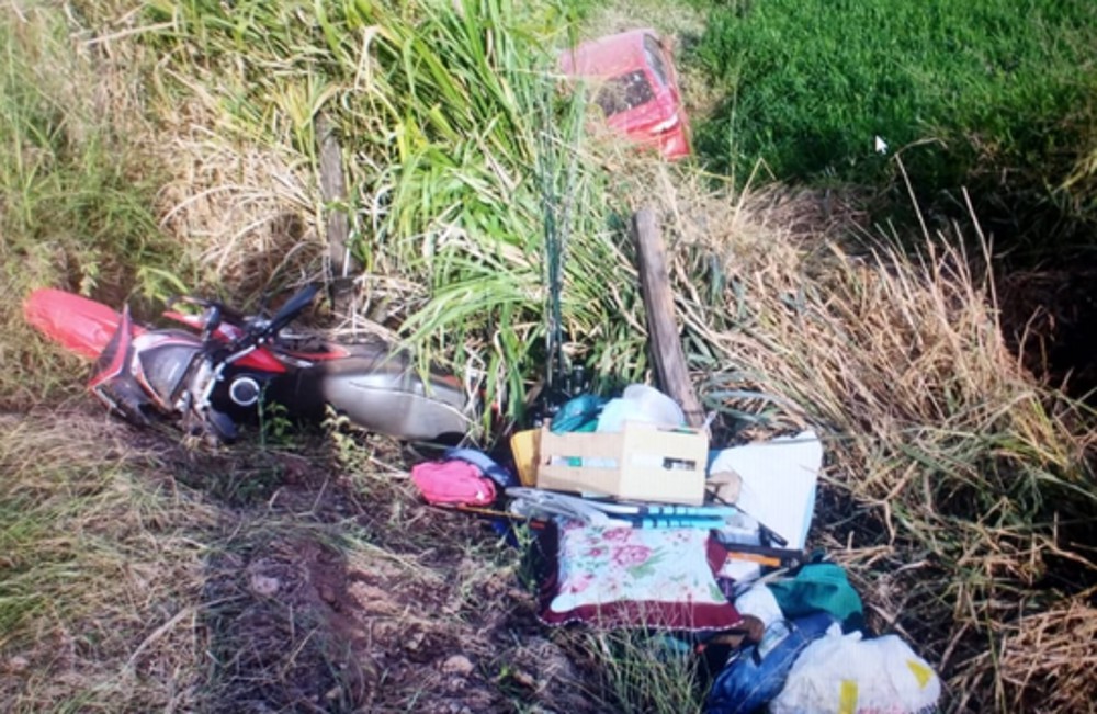 Motociclista sofre ferimentos após colisão com carro na RO-383
