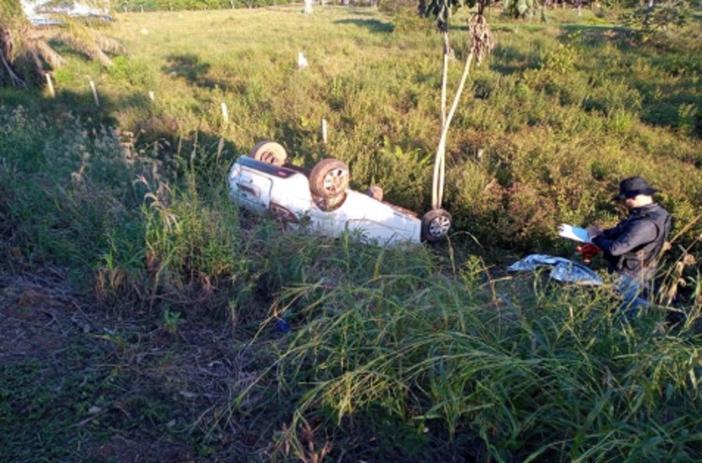 Motorista morre após carro capotar na RO-010 em Rolim de Moura