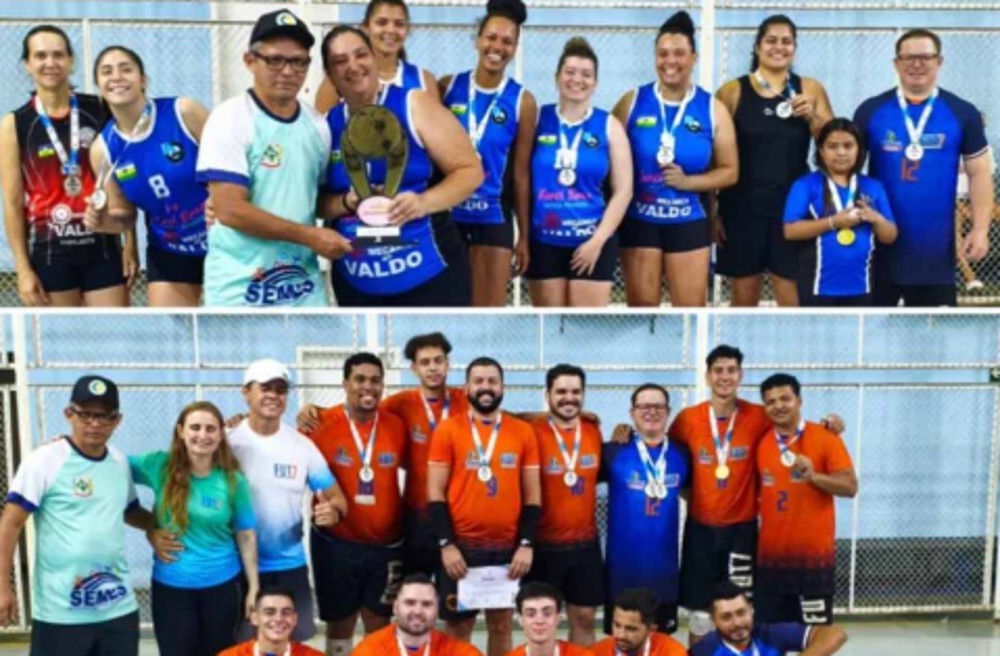 Fut-7 e Elite AABB são campeãs da Liga Vilhenense de Vôlei 2025