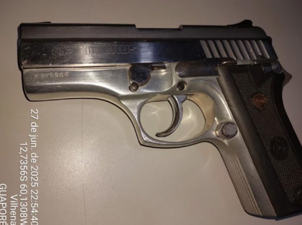 Homem é preso com pistola municiada após cobrança de dívida em propriedade rural de Chupinguaia