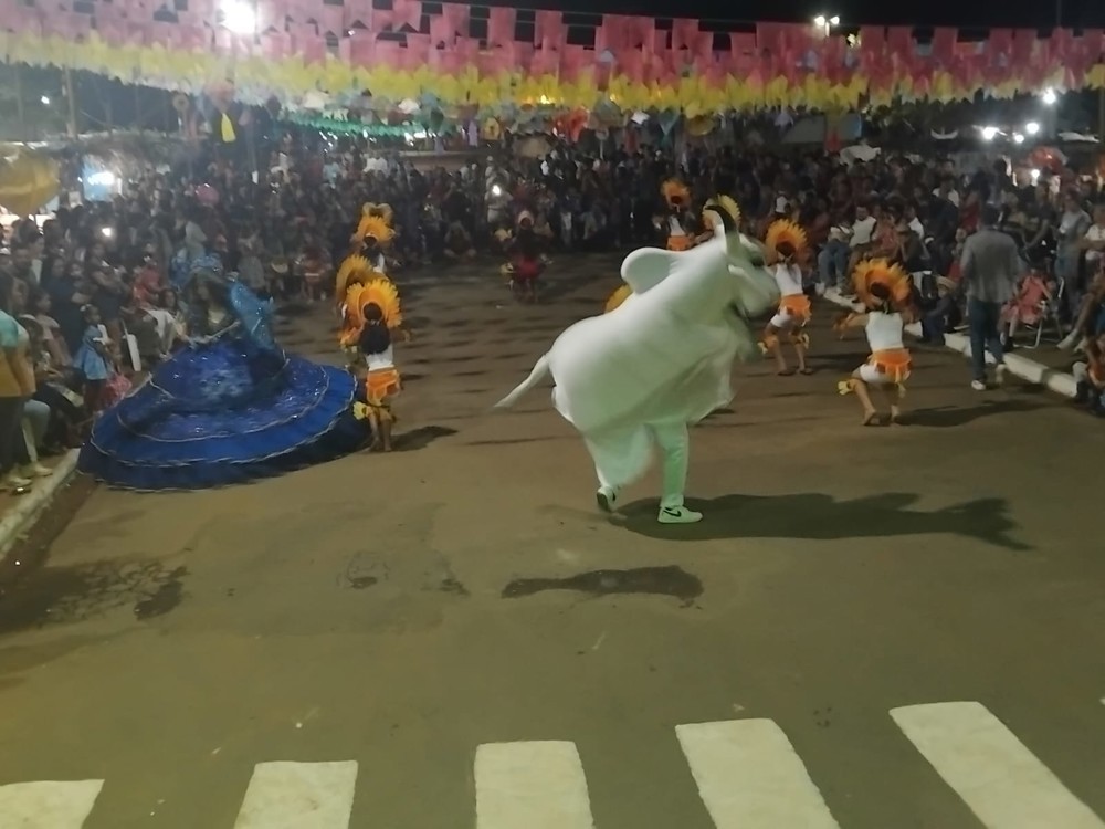 Escola Francisco dos Santos se apresentou no Arraiá Flor do cacau em Cacaulândia