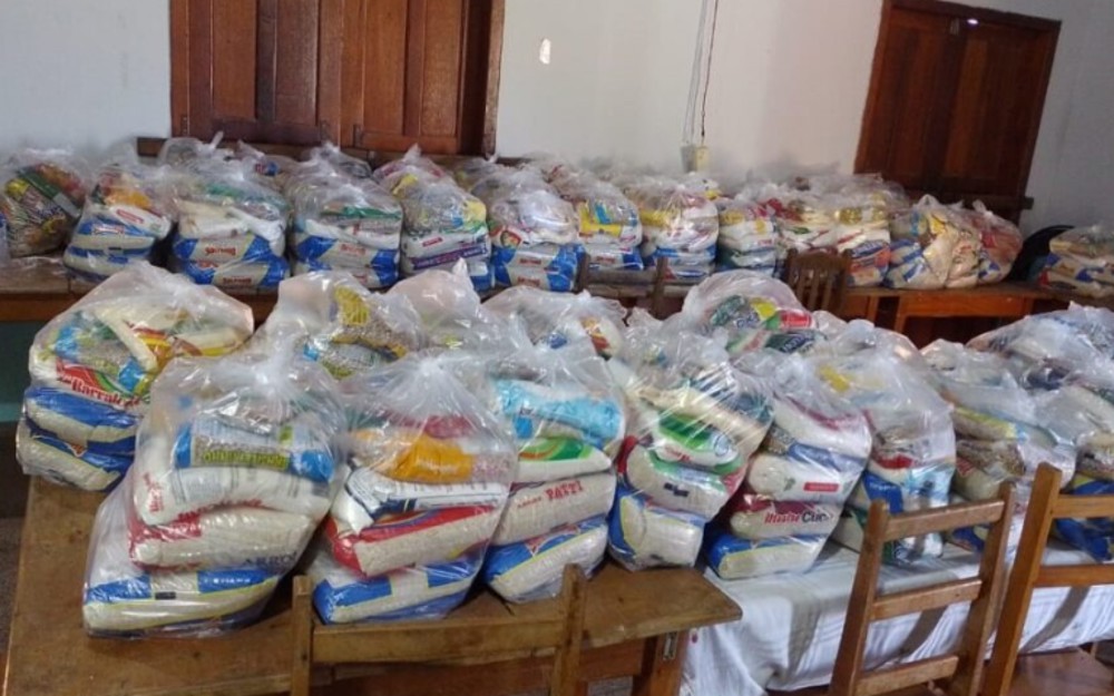 Ação do governo de RO arrecada mais de 2 toneladas de alimentos durante 4ª Pedalada pela Natureza