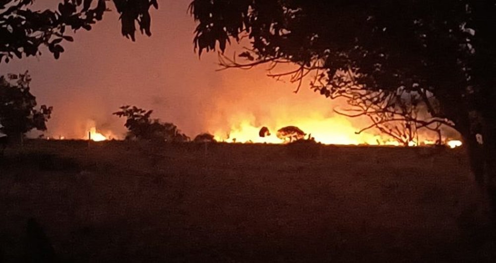 Primeiro foco de queimada deste ano, é registrado em Alvorada do Oeste