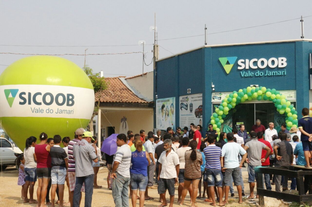 Inauguração do PA Sicoob Vale do Jamari no Distrito de Rio Branco