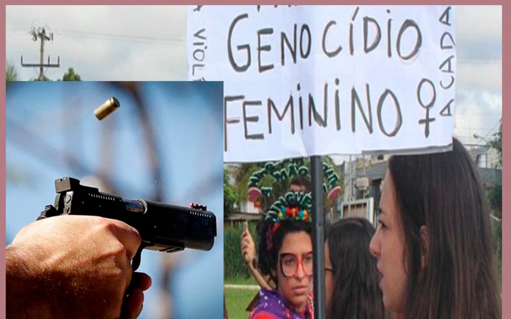 País registra 600 assassinatos de mulheres em seis meses. Em Rondônia, foram sete mortes