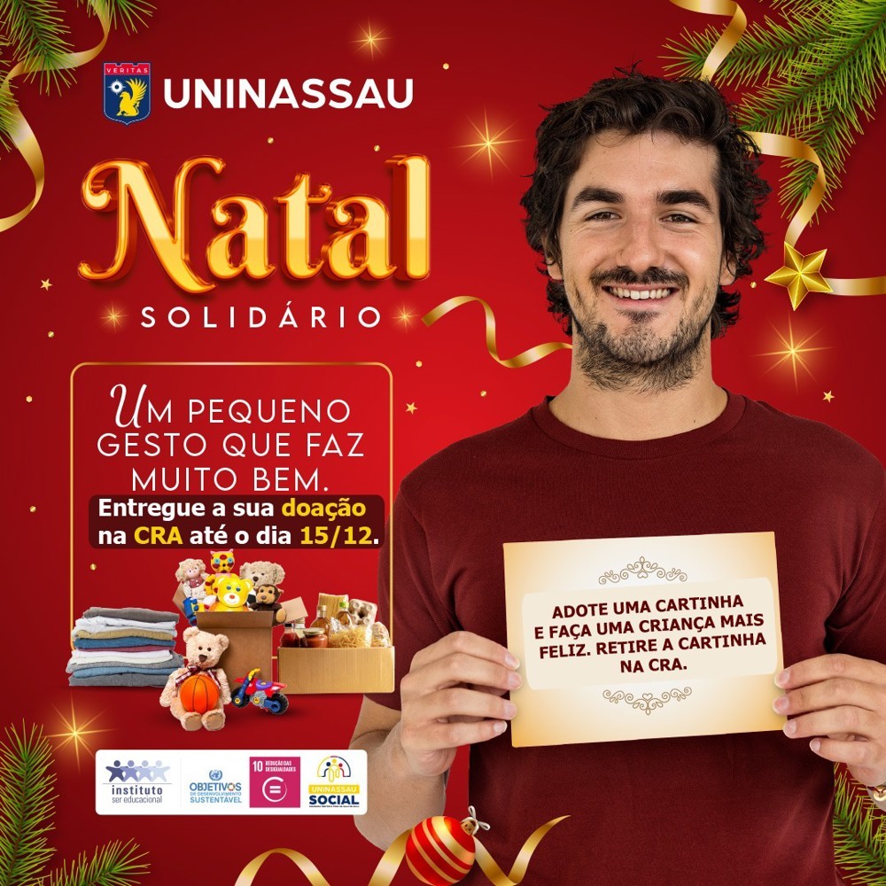 UNINASSAU Cacoal promove a campanha solidária “Adote uma Cartinha” 