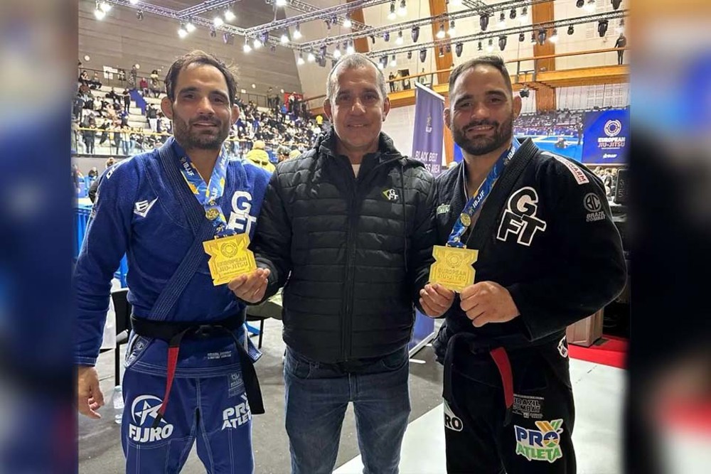 Irmãos Olímpio brilham no Campeonato Europeu de Jiu-Jitsu em Paris