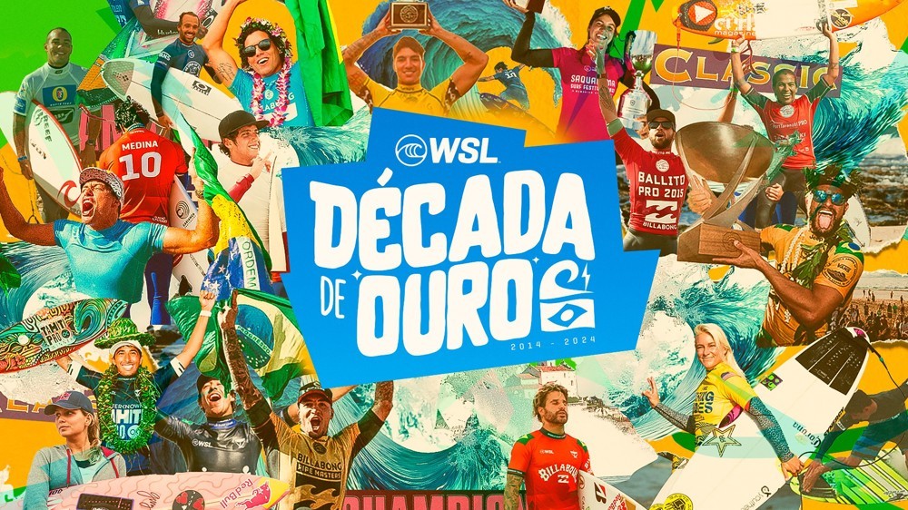WSL anuncia lançamento de conteúdos exclusivos sobre a década de ouro do surfe brasileiro