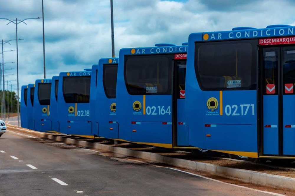 Porto Velho recebe 50 novos ônibus e tem a frota mais nova entre as capitais brasileiras