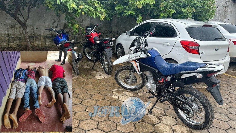Operação policial recupera motocicletas furtadas da Rondo Motos e prende suspeitos