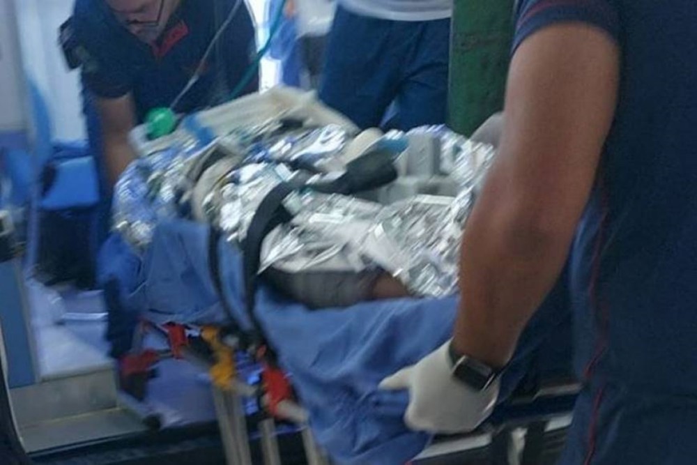 Rapaz de 20 anos é transferido para Vilhena com queimaduras em 70% do corpo