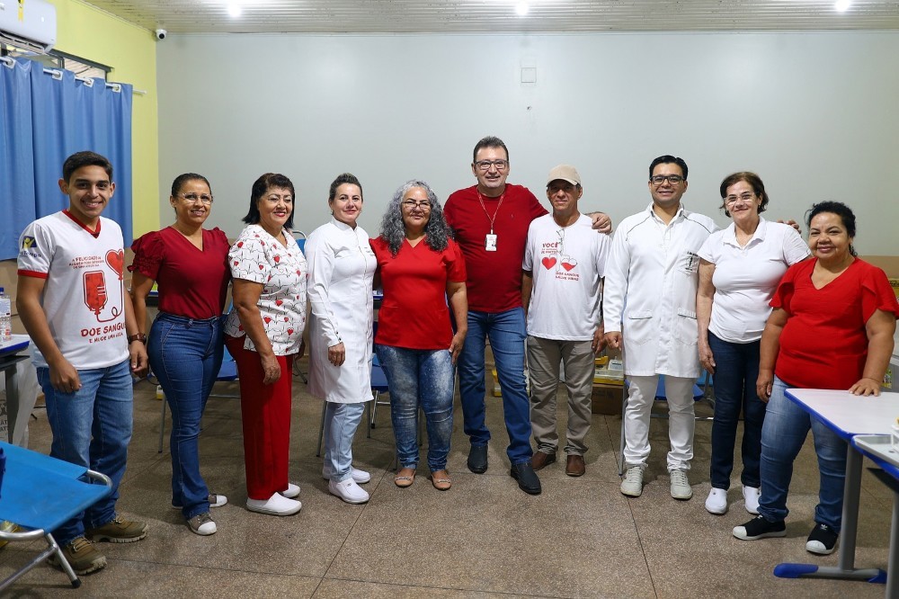 Jean Oliveira elogia sucesso da Campanha de coleta de Sangue em São Miguel do Guaporé