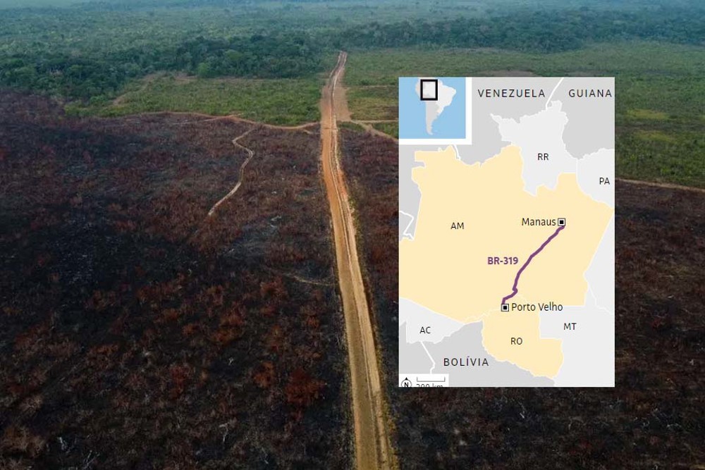 Ministério planeja transformação da rodovia que liga RO ao Amazonas em Estrada-Parque Ambiental