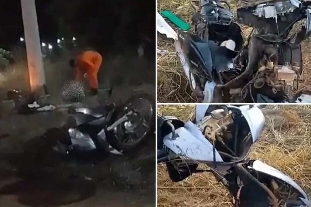 Colisão entre motonetas deixa condutores feridos em Pimenta Bueno