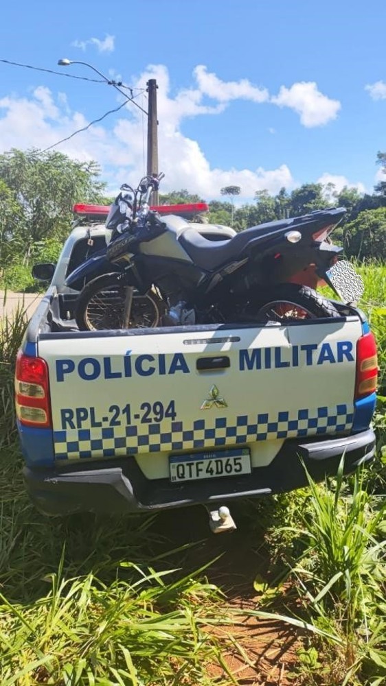 Polícia Militar age rápido e recupera motocicleta roubada