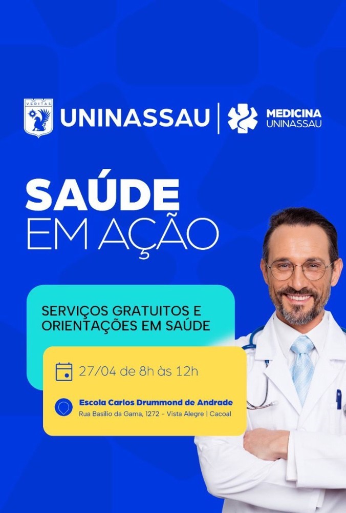 UNINASSAU Cacoal realiza mais uma edição do “Saúde em Ação”