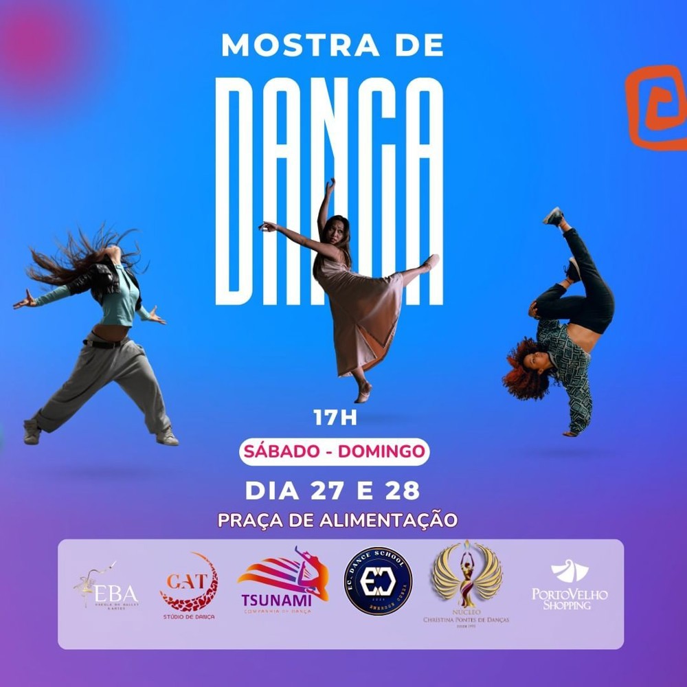 Dia Internacional da Dança: Porto Velho Shopping tem programação especial